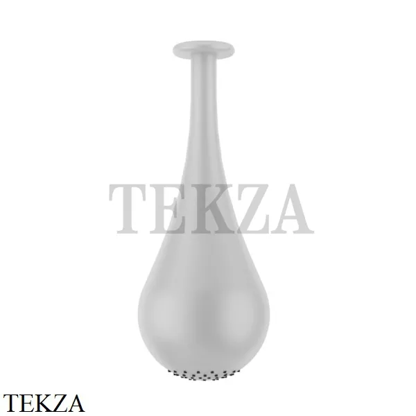 Gessi Goccia Потолочная каплевидная душевая лейка 33751-279, белый матовый