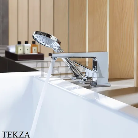 Hansgrohe Metropol Смеситель на борт ванны на 3 отверстия, внешняя часть 32550000, хром глянец