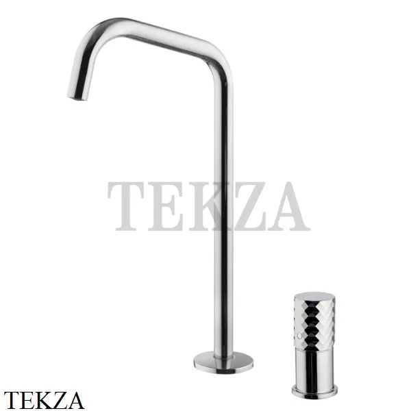 FIMA Carlo Frattini Spillo TECH X Смеситель для раковины, с донным клапаном F3271TNDXCR, хром глянец