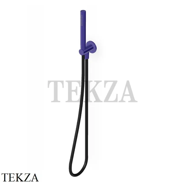 Zucchetti Душевой гарнитур, стержневая лейка, вывод Z93930.L5, blu mediterraneo