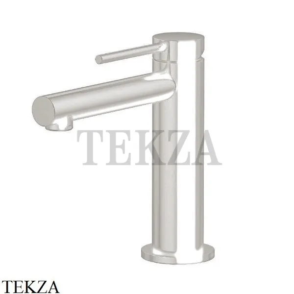 Gattoni Circle One Смеситель для раковины, с донным клапаном 9042/90NS, Nickel brushed