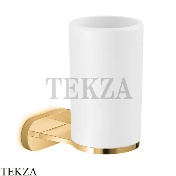 Newform O’RAMA Стакан подвесной с держателем,  керамика 67205.59.097, PVD Brushed gold