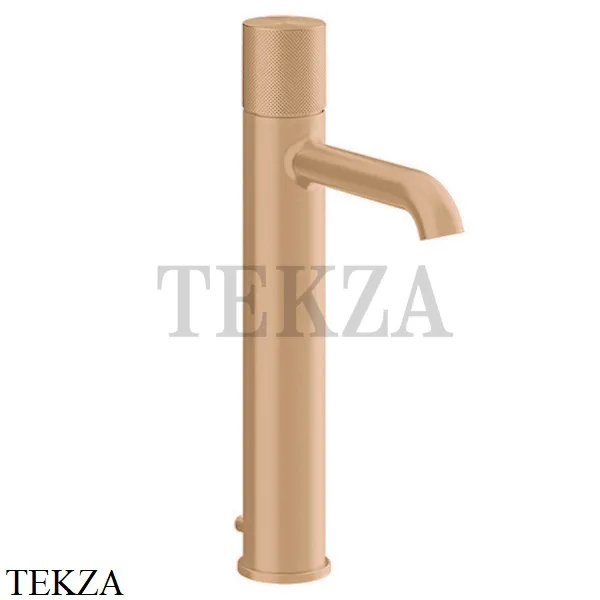 Gessi Habito DIAMANTATO Смеситель для раковины высокий, с донным клапаном 70603-735, Warm Bronze