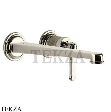Gessi VENTI20 Смеситель для раковины длинный, внешняя часть 65088-720, Nickel PVD
