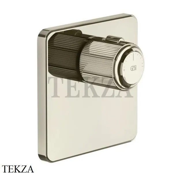 Gessi VENTI20 Термостат для душа, внешняя часть 65316-720, Nickel PVD