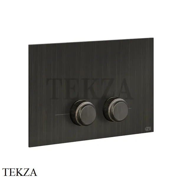Gessi VENTI20 Клавиша смыва для Geberit Sigma 8 и Sigma 12 54651-187, Aged Bronze