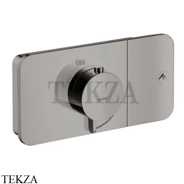 Axor ONE Термостат для душа 1 поток, внешняя часть 45711330, Polished Black Chrome