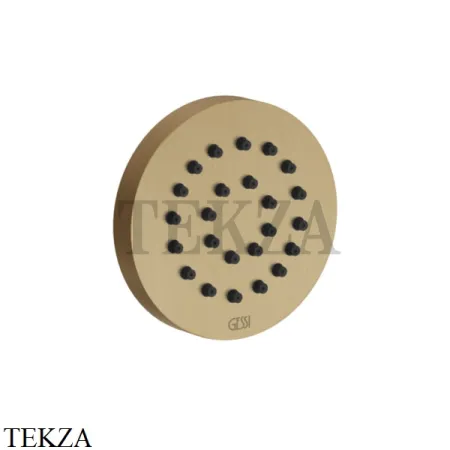 Gessi INCISO SHOWER Боковая форсунка круглая 32971-726, Warm Bronze Br.