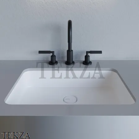 SALINI MAREA 09 Раковина прямоугольная встраиваемая снизу S-Stone 1802209M, белый матовый