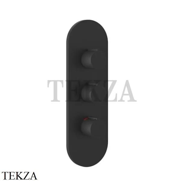 Gessi Ingranaggio-Anello Термостат для душа, 2 потока, внешняя часть 43064-299, Black XL