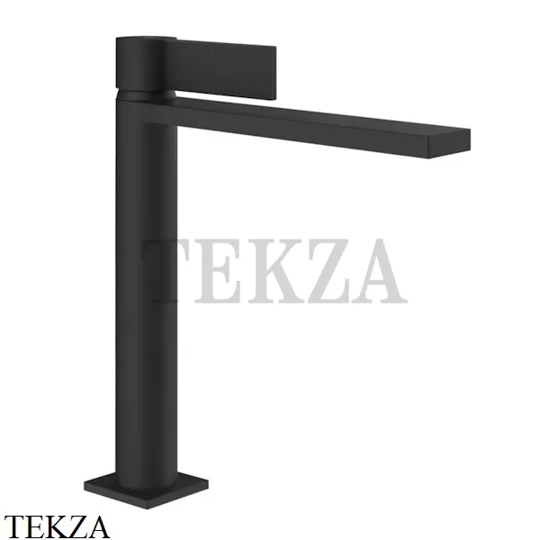 Gessi Inverso Diamantato Смеситель для раковины средний, с донным клапаном 73655-299, Matte Black