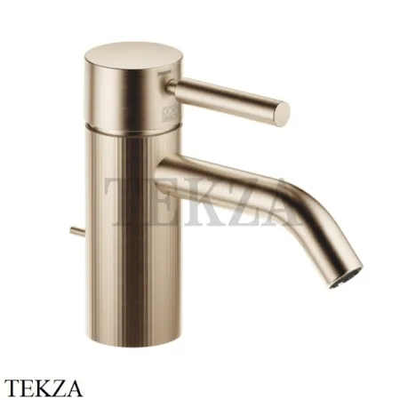 Dornbracht Meta Смеситель для раковины 125, с донным клапаном 33505660-46, Brushed Champagne (22kt Gold)