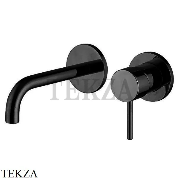 FIMA Carlo Frattini Spillo UP Смеситель для раковины, внешняя часть F3051NX9CS, Brushed black chrome