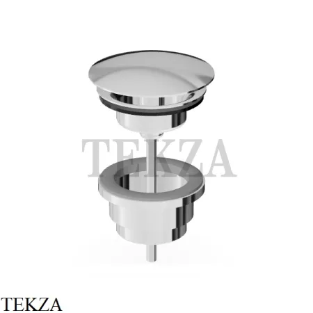 Zucchetti Донный клапан для раковины фиксированный R97760, хром глянец