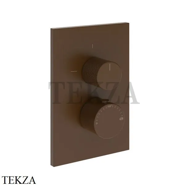 Gessi Habito RIGATO Термостат для душа, 1 поток, внешняя часть 73533-845, Dark Bronze