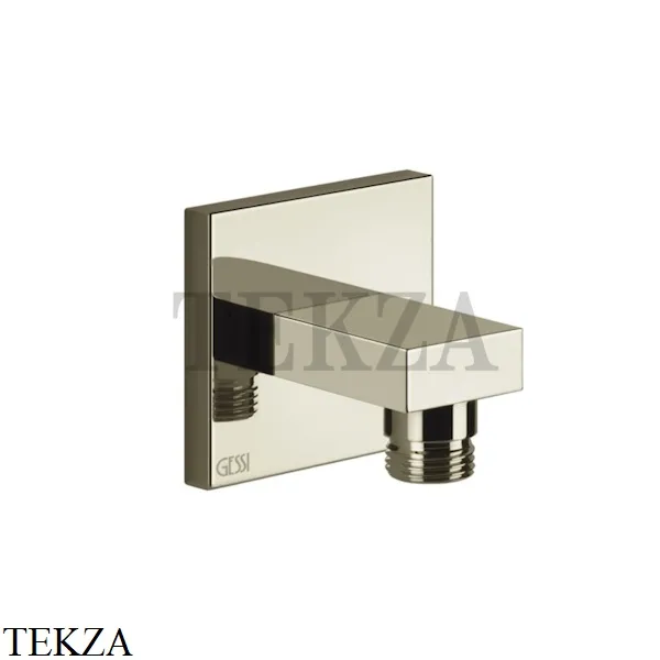 Gessi Rettangolo shower Шланговое подсоединение 20169-720, Nickel PVD