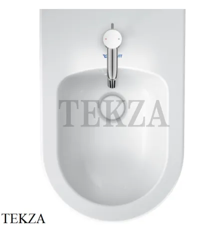 Duravit White Tulip Биде подвесное, 1 отверстие 2293150000, белый глянец