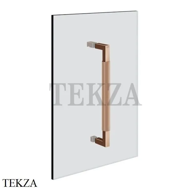 Gessi Shower G Rigato Ручка-держатель на стекло 30 см 67523-030, Copper PVD