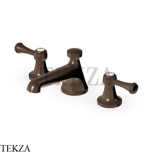 Zucchetti Agora Classic Смеситель для раковины с донным клапаном ZAL407.P21, brushed chocolate PVD