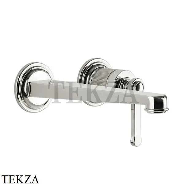 Gessi VENTI20 Смеситель для раковины средний, внешняя часть 65089-149, Finox Brushed Nickel