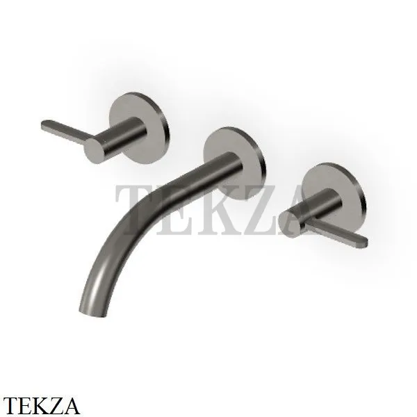 Zucchetti Isy22 Смеситель для раковины 175, внешняя часть ZIS3640.C51, brushed metal black