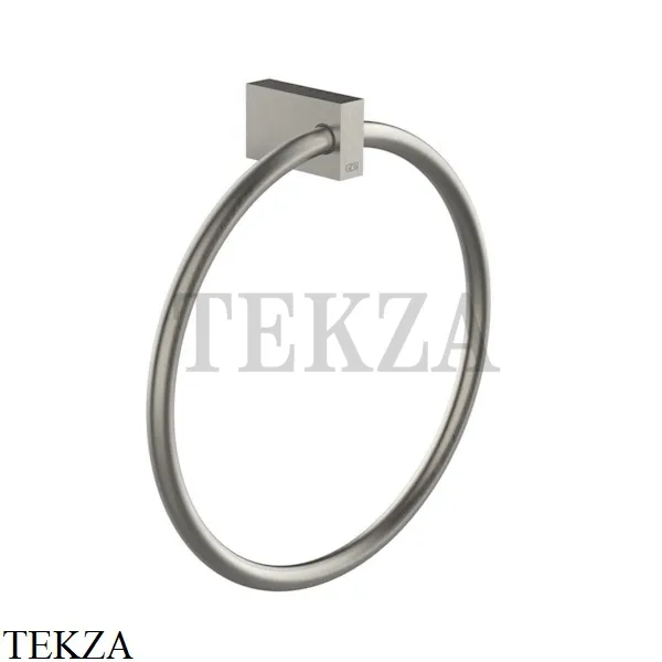 Gessi Rettangolo Держатель для полотенца кольцевой 20909-149, Finox Brushed Nickel
