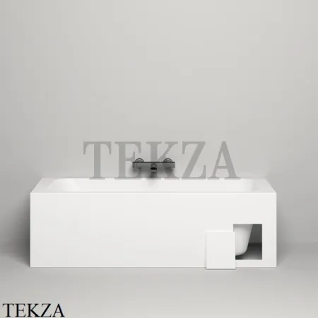 SALINI ORLANDA KIT Ванна встраиваемая S-Sense, щелевой слив 102112M, белый матовый
