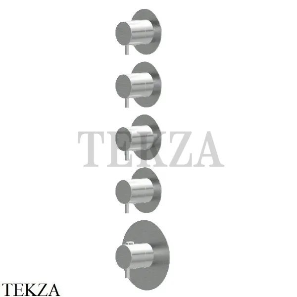 Newform X-Steel 316 Термостат для душа 4 потока, внешняя часть 69861EX.50.050, INOX Stainless steel