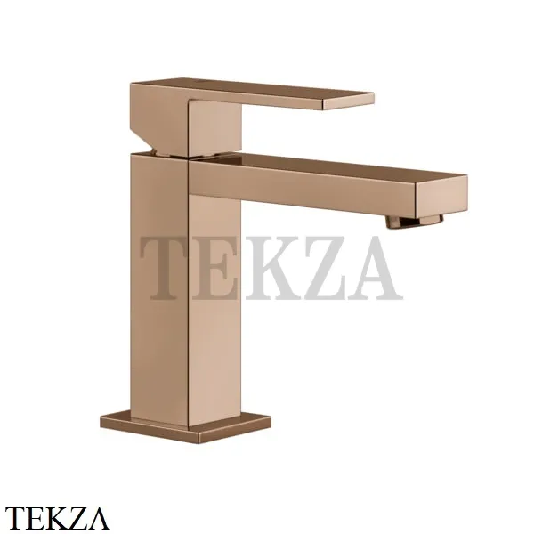 Gessi Rettangolo Смеситель для раковины, без сливного гарнитура 20002-030, Copper глянец