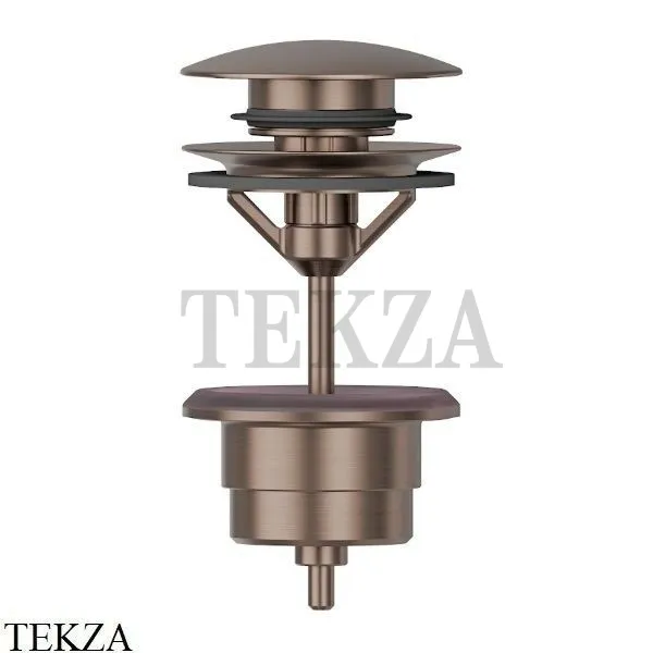 Newform Донный клапан для раковины нажимной clic-clac 230.M0.072, Copper satin
