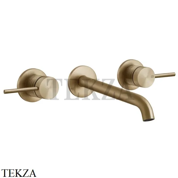 Gessi 316 TRAME Смеситель для раковины 18-20, внешняя часть 54394-726, Warm Bronze Br.