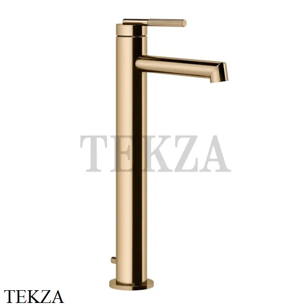 Gessi INGRANAGGIO Смеситель для раковины высокий, с донным клапаном 63503-735, Warm Bronze PVD