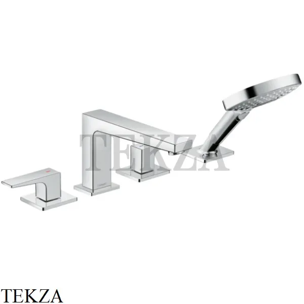 Hansgrohe Metropol Смеситель на борт ванны на 4 отверстия, внешняя часть 32552000, хром глянец