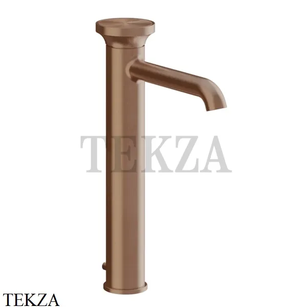 Gessi Origini MATERIC Смеситель для раковины с донным клапаном 66003-708, Copper Brushed