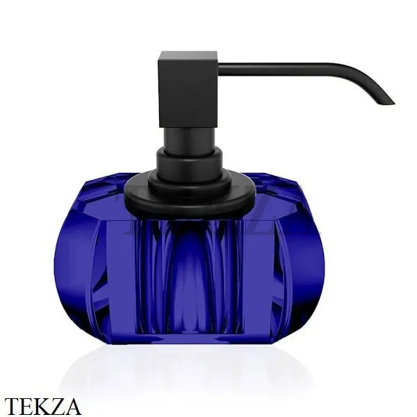 Decor Walther Kristall SSP Дозатор для мыла настольный 0933595, Capri blue-черный