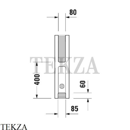 Duravit Starck 3 Пьедестал для раковины 0865160000, белый глянец