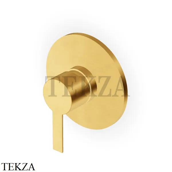 Zucchetti Gill Смеситель для душа, 1 поток, внешняя часть ZGL122.C41, brushed gold