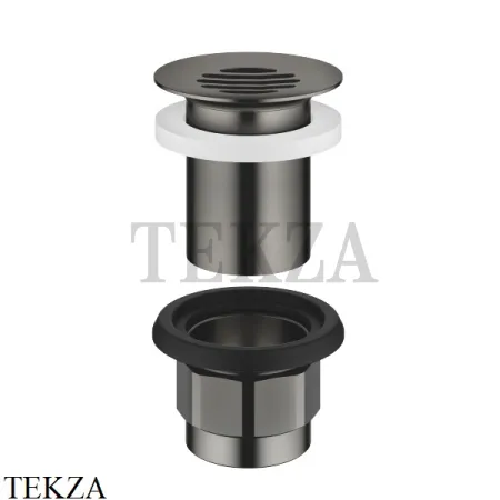 Dornbracht Незапираемый донный клапан с решеткой, без перелива 10110970-99, Dark Platinum matt