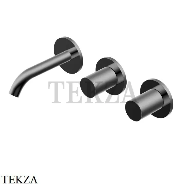 Ritmonio Diametro35 S Смеситель для раковины, внешняя часть PR52AK201 F31, Frosted Black Chrome