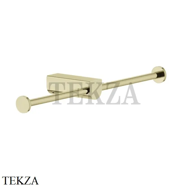 Gessi RILIEVO Держатель для туалетной бумаги двойной 59415-710, Brass PVD