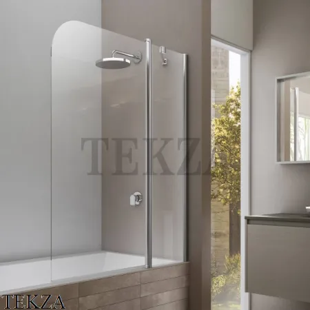 Provex Vario Шторка на ванну 120, правая, матовый алюминий
