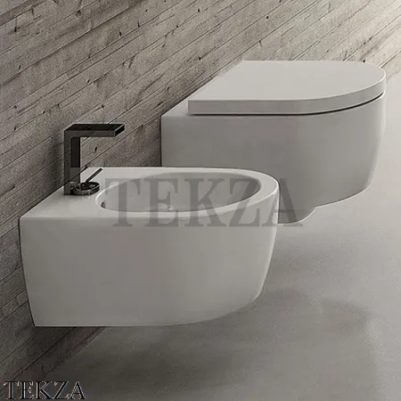Cielo Smile MINI Унитаз подвесной 48, сиденье с микролифтом SMVSR Bia, белый глянец