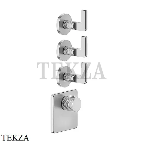 Gessi INCISO WELLNESS Термостат 3 выхода, внешняя часть 58216-031, хром глянец