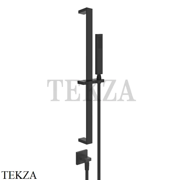 Gessi Rettangolo shower Штанга в комплекте с душевой лейкой 20142-299, вывод, Black XL