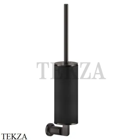 Gessi INCISO accessories Туалетный ершик настенный, черный 58520-707, Black Metal Brushed