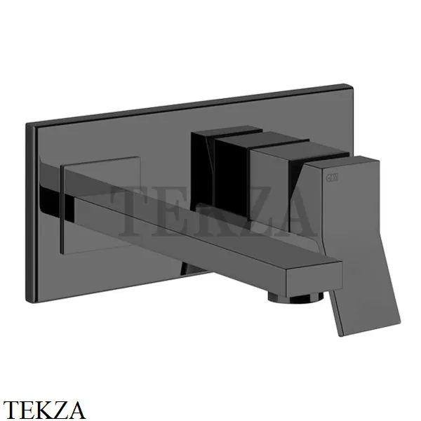 Gessi RETTANGOLO K Смеситель для раковины, внешняя часть 53088-707, Black Metal Brushed