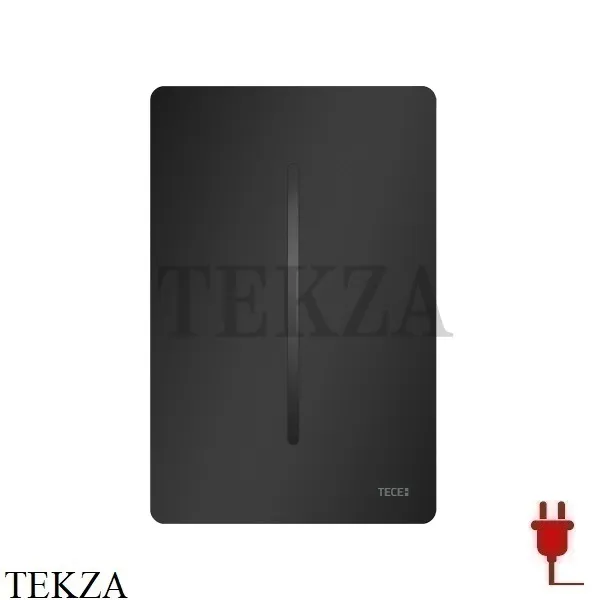 TECEfilo-Solid Электронная панель смыва писсуара, от сети 230 В 9242043, черный матовый
