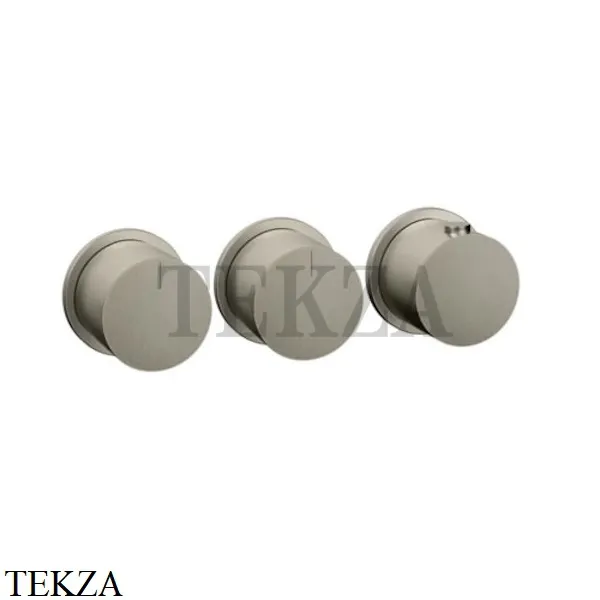 Gessi Habito Bath-shower Термостат на 2 потока, внешняя часть 63434-149, Finox Brushed Nickel