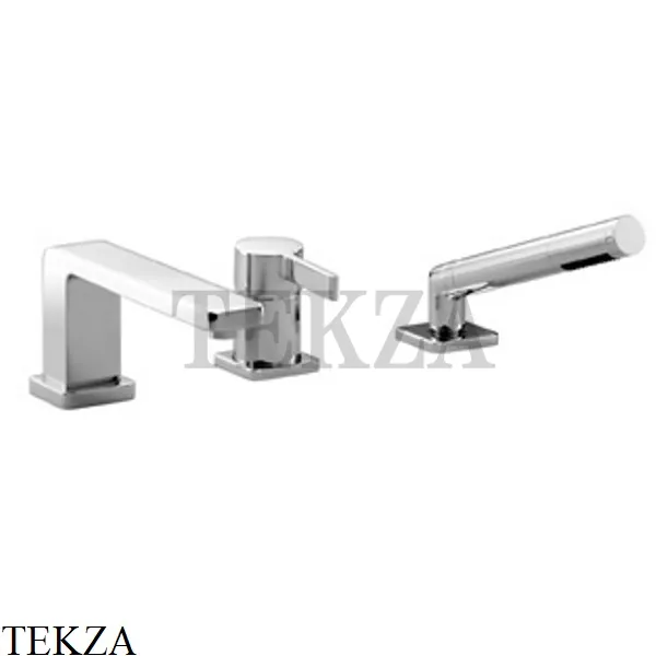 Dornbracht LULU Смеситель на борт ванны с изливом, с гарнитуром 27412710-00, хром глянец