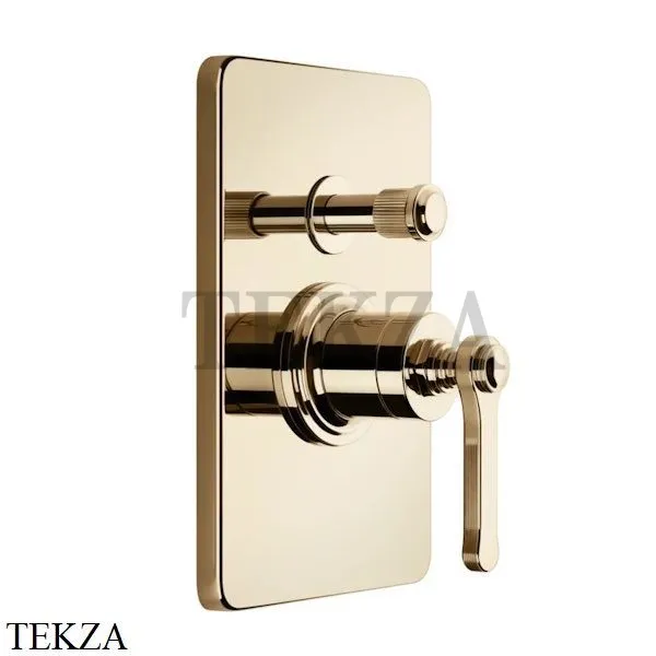 Gessi VENTI20 Смеситель для душа, 2 поток, внешняя часть 65079-735, Warm Bronze PVD